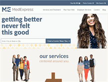 Tablet Screenshot of medexpress.com